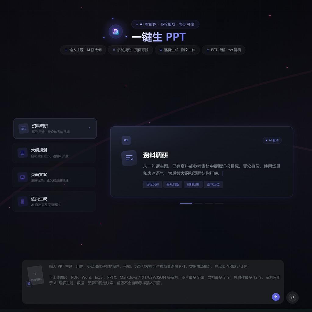 一键生成PPT